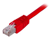 Deltaco LAN CAT 6 - F/UTP - Rot - 1m