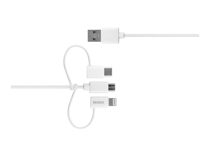 Deltaco Lightning cable - Lightning / USB 2.0 - 1 m