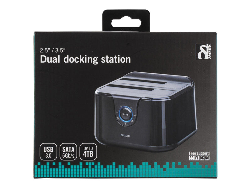 Deltaco MAP-GD35U3 HDD Dock with Clone function