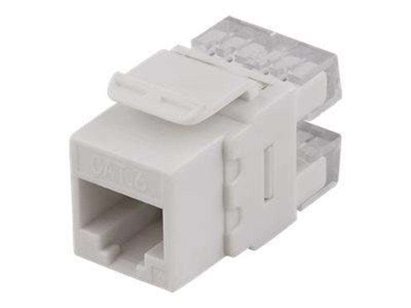 Deltaco MD110 UTP CAT6 Keystone Connector 180 degree Tool Free