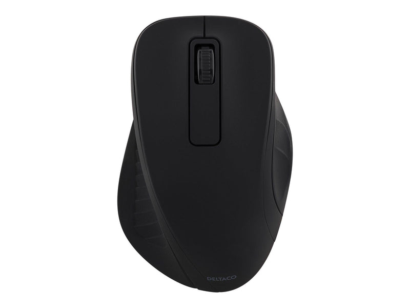 Deltaco MS-710 - Mouse optical 3 buttons wireless USB Black - Maus (Schwarz)