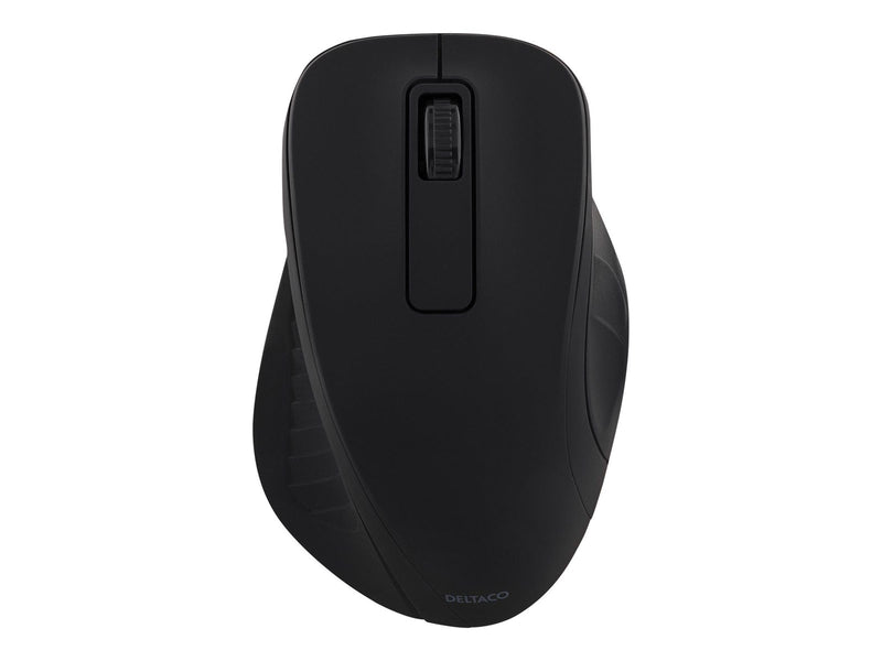 Deltaco MS-710 - Mouse optical 3 buttons wireless USB Black - Maus (Schwarz)