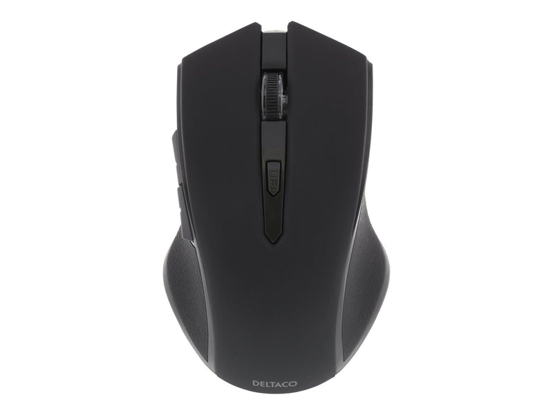 Deltaco MS-763 wireless USB Optical Mouse 5 buttons + scroll Black - Maus (Schwarz)
