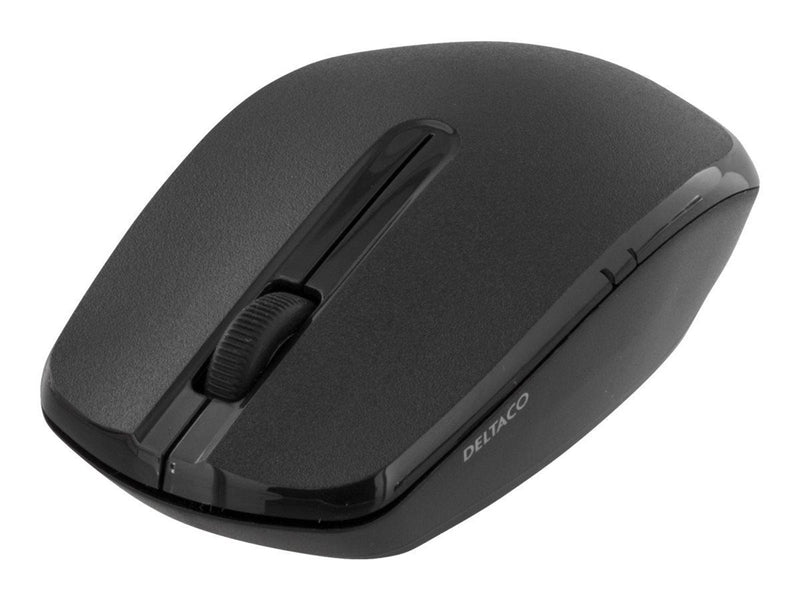 Deltaco MS-798 - Mouse optical 3 buttons wireless - Maus (Schwarz)