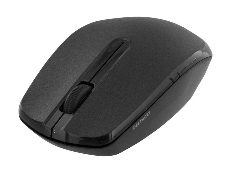 Deltaco MS-798 - Mouse optical 3 buttons wireless - Maus (Schwarz)