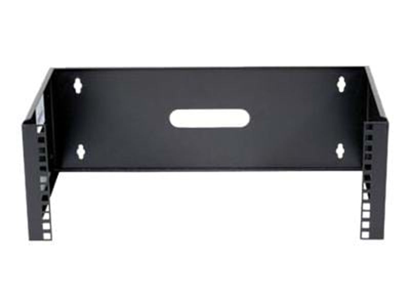 Deltaco Mounting bracket wall mountable RAL 9004 4U 19"