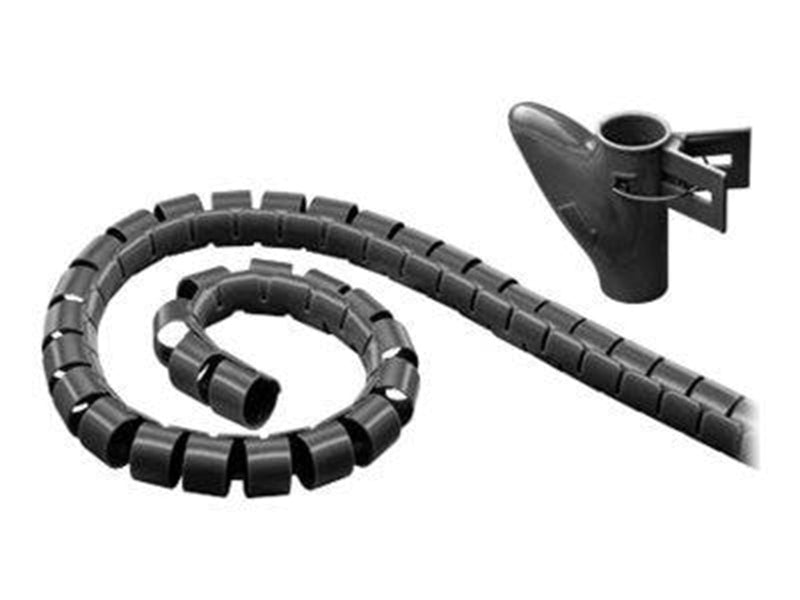 Deltaco  Nylon Cable Shields 20m Black