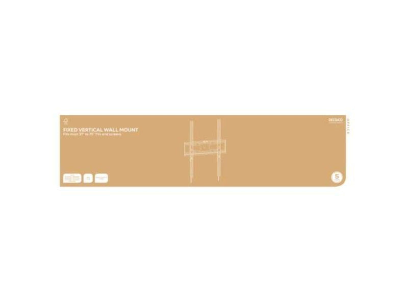 Deltaco OFFICE Fixed Vertical Display Mount 37"-75" 75kg