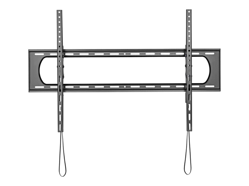 Deltaco Office ARM-473 mounting kit - for LCD TV / curved LCD TV - heavy-duty tiltable 120 kg - black - Max 120 kg - recommended for 120 "