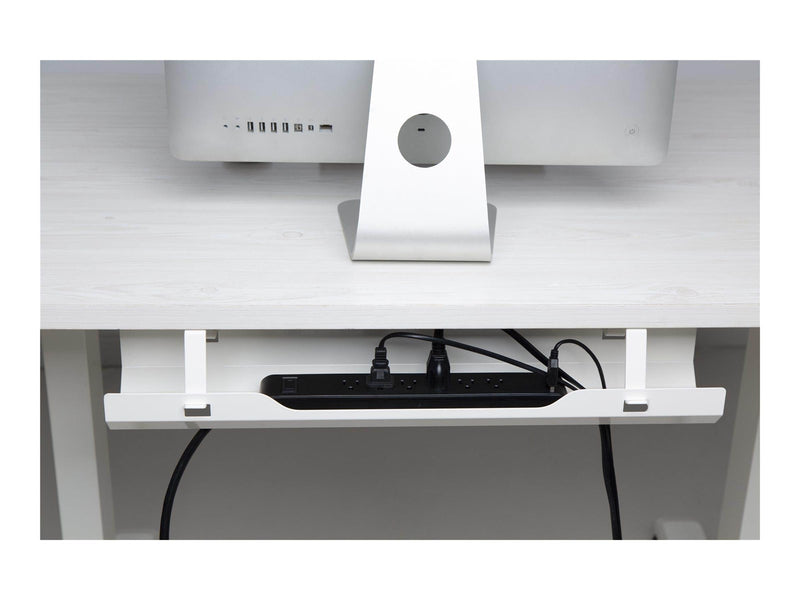 Deltaco Office Cable Management Tray - White