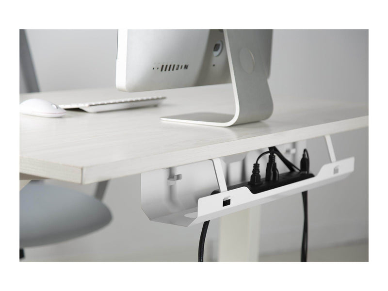 Deltaco Office Cable Management Tray - White