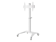 Deltaco Office Display Cart White - Max 70 kg - recommended for 70"