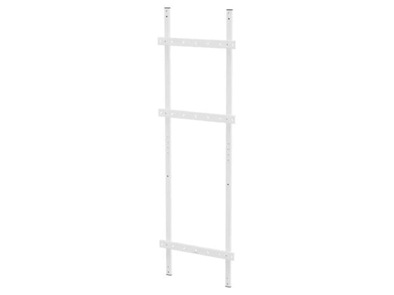 Deltaco Office Floor-Wall Support for Heigth-Adjustable Mount