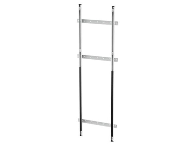 Deltaco Office Floor-Wall Support for Heigth-Adjustable Mount