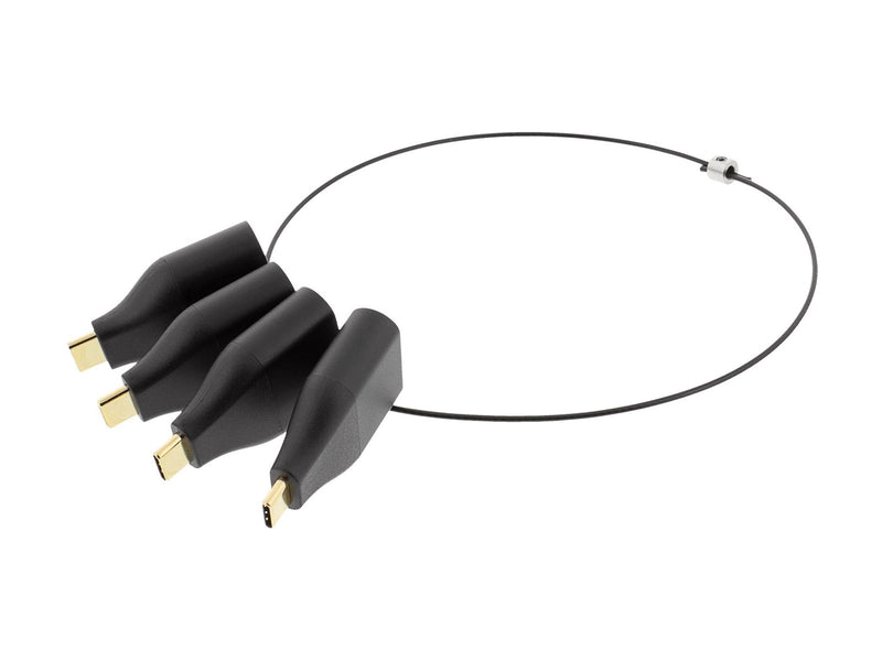 Deltaco Office USB-C ADAPTER RING mDP DP VGA