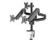 Deltaco Office triple hydraulisk monitor-arm 17"-27"