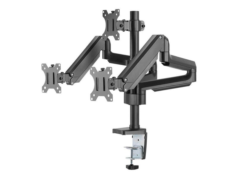 Deltaco Office triple hydraulisk monitor-arm 17"-27"