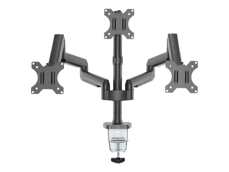 Deltaco Office triple hydraulisk monitor-arm 17"-27"