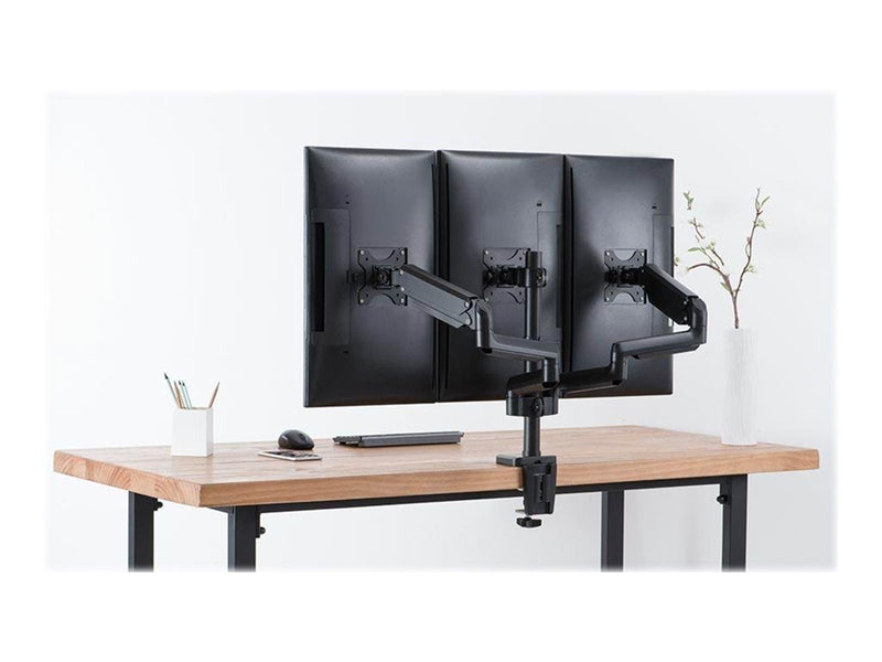 Deltaco Office triple hydraulisk monitor-arm 17"-27"