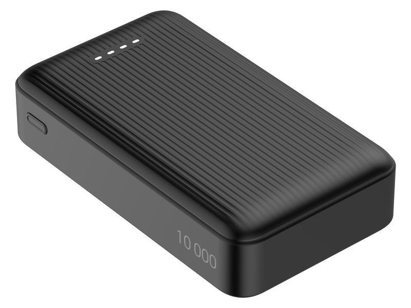 Deltaco PB-CC102 Powerbank | Retractable USB-C cable 90 cm + 1x USB-C Port | PD | Black - 10000 mAh