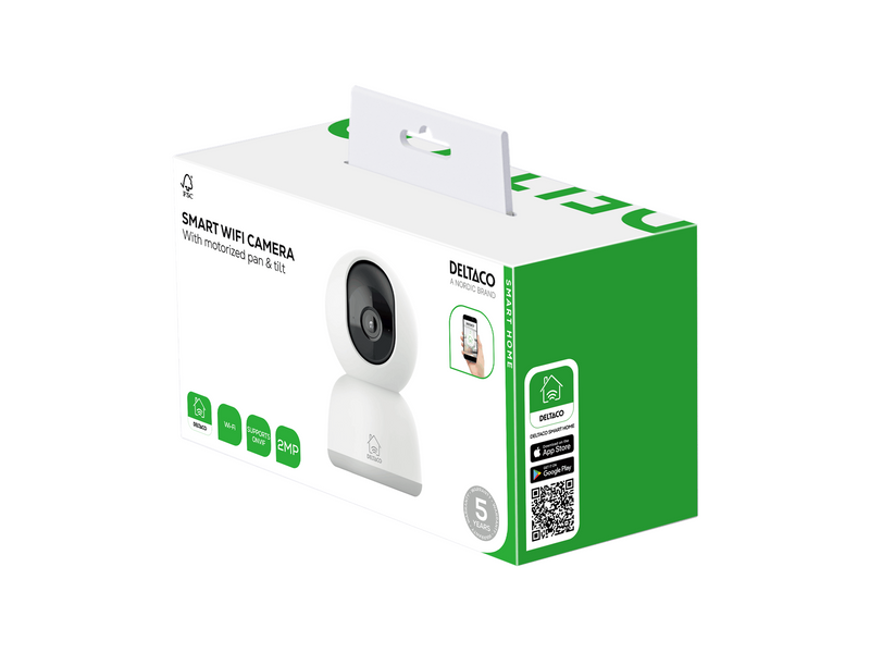 Deltaco Pan & tilt indoor camera 2MP