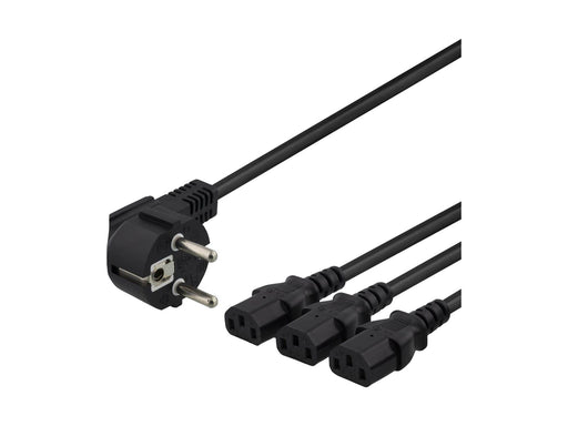 Deltaco Power Cable - 3 m
