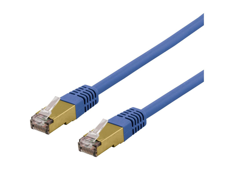Deltaco SFTP-60BAH - patch cable - 50 cm - blue - Blau - 0.5m