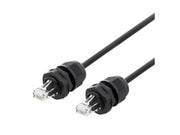 Deltaco SFTP-62AH-WP - patch cable - 2 m - black - Schwarz - 2m