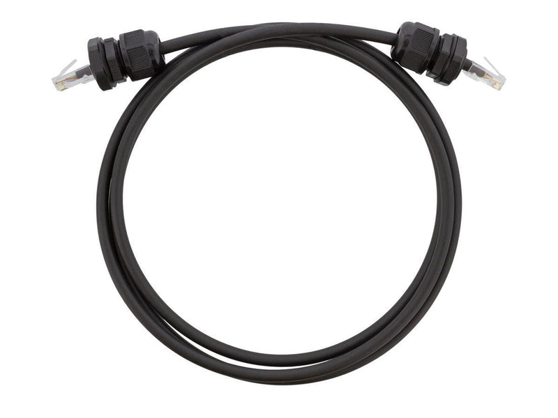 Deltaco SFTP-62AH-WP - patch cable - 2 m - black - Schwarz - 2m