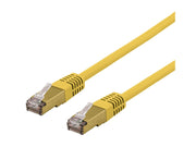 Deltaco SFTP-63GLAH - patch cable - 3 m - yellow - Gelb - 3m
