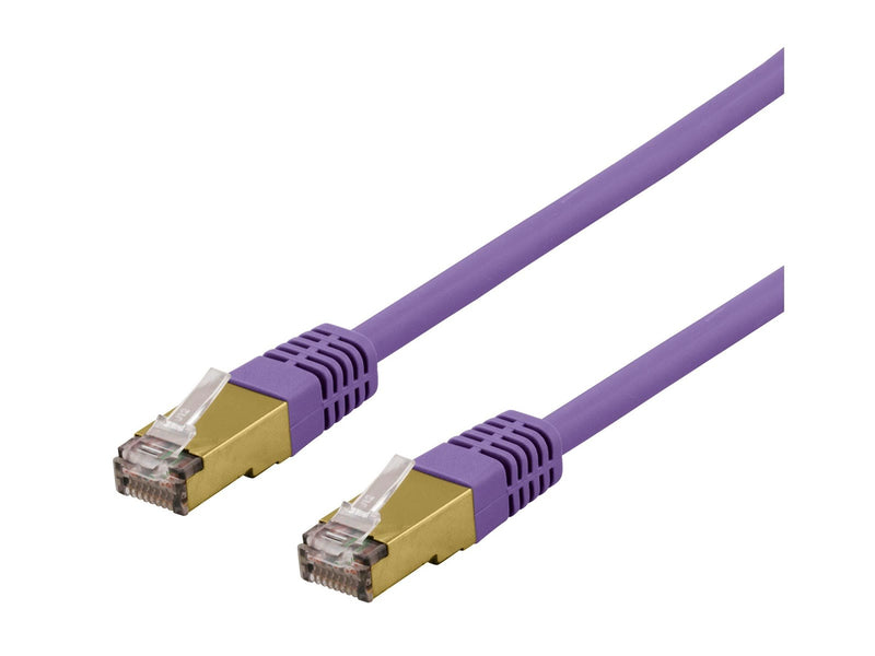 Deltaco SFTP-63PAH - patch cable - 3 m - purple - Lila - 3m