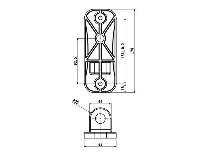 Deltaco Single wall gas spring 32"