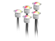 Deltaco Smart Home decklight extension kit 5 lights warm white light and RGB silver *DEMO*