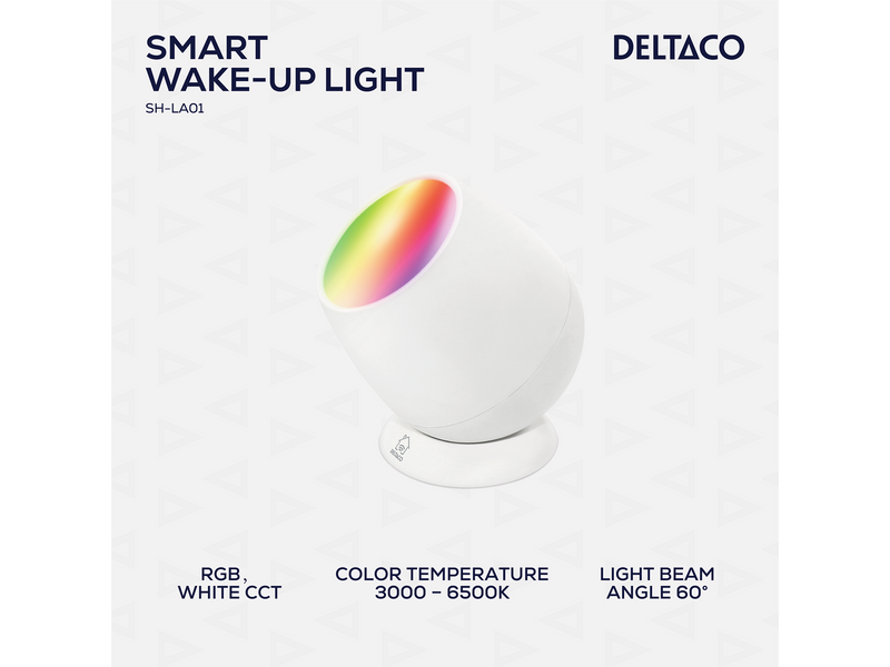 Deltaco Smart-RGB-Wecklicht, USB-C