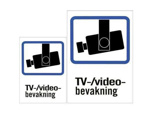 Deltaco Sticker "TV/Video"