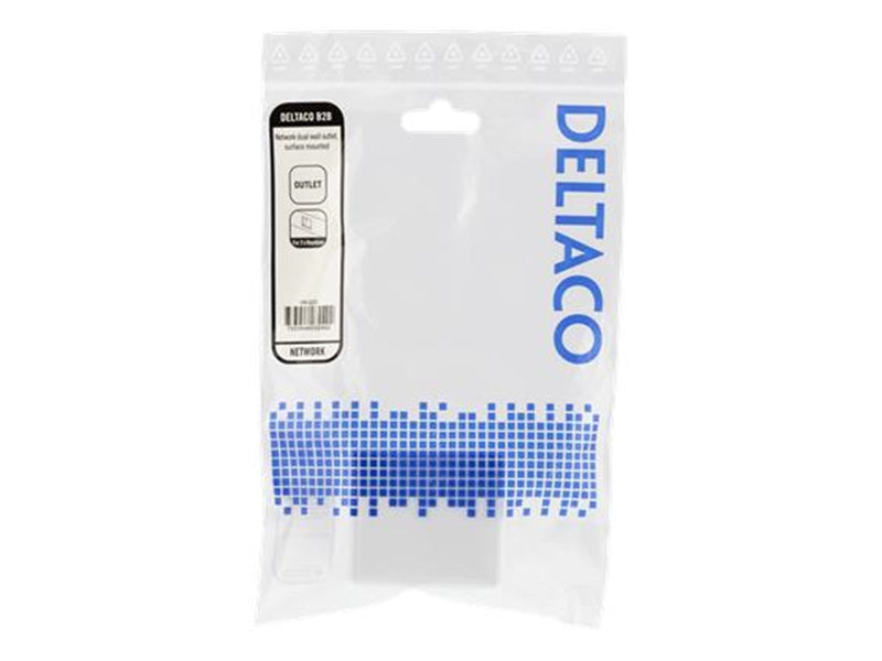 Deltaco Surface Mount Box For Keystone 2 Ports
