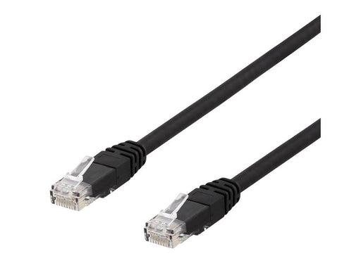 Deltaco TP-615SAU - patch cable - 15 m - black - Schwarz - 15m