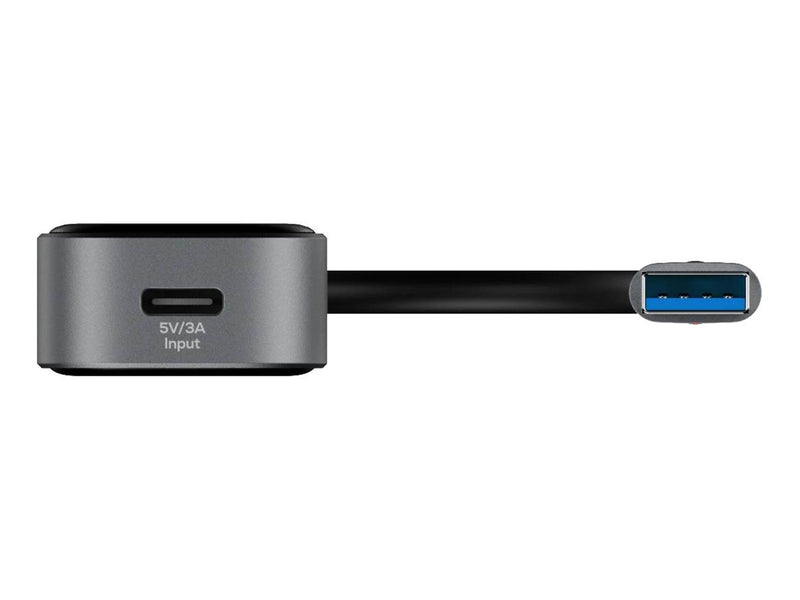 Deltaco Transparent USB-A hub 5 Gbps 4x USB-A USB-Hubs - 4 - Transparenter