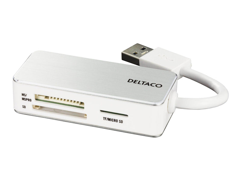 Deltaco UCR-147 - Card reader (MS PRO MS PRO Duo TransFlash SDHC microSDHC)  USB 3.0