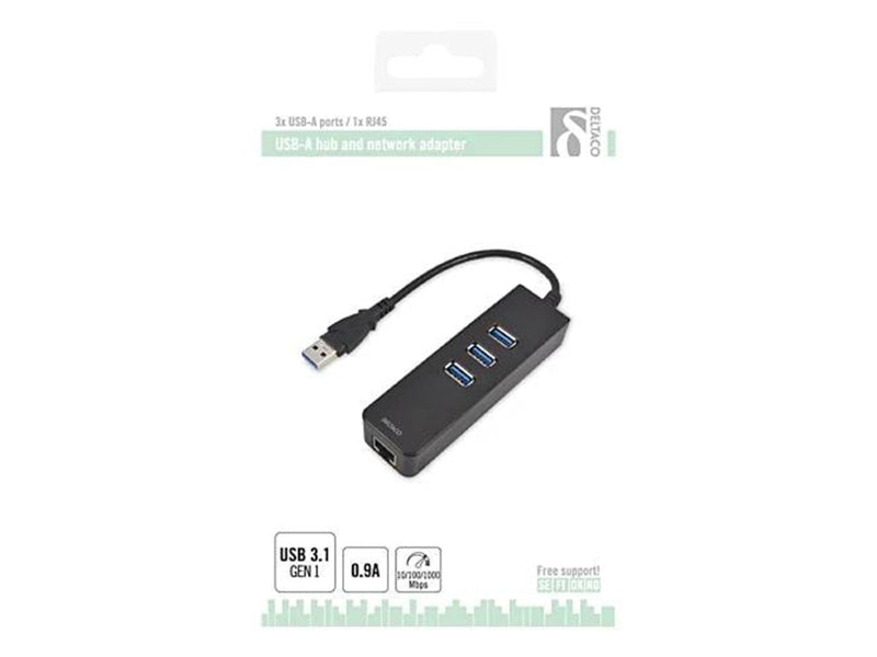 Deltaco USB 3.0 Network Adapter