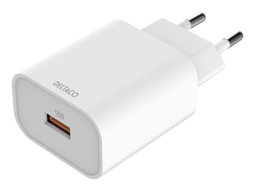 Deltaco USB-AC182 power adapter - USB Type A - 18 Watt