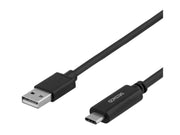 Deltaco - USB-C cable - 24 pin USB-C to USB - 1 m