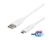Deltaco - USB-C cable - USB to 24 pin USB-C - 25 cm