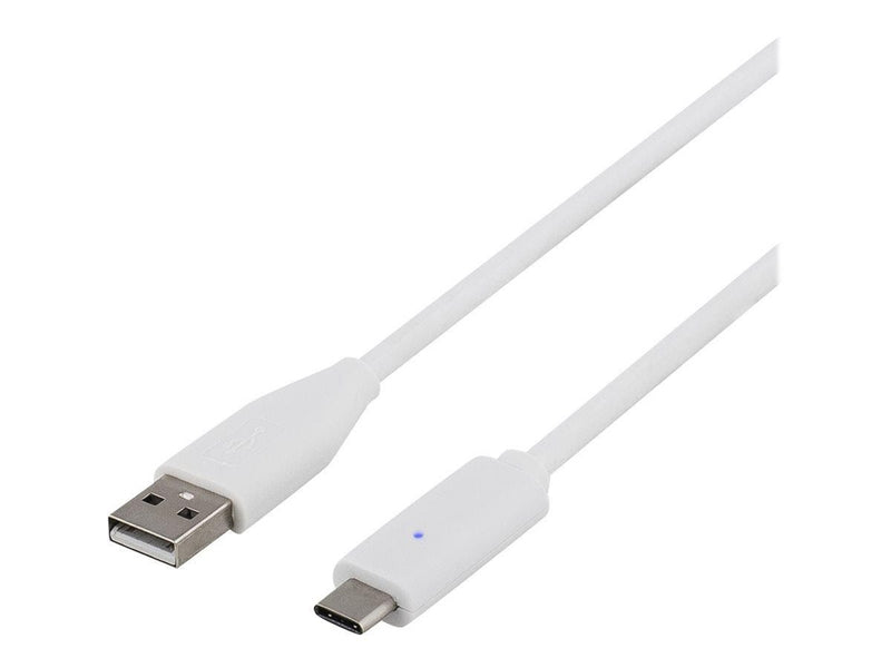 Deltaco - USB-C cable - USB to 24 pin USB-C - 25 cm