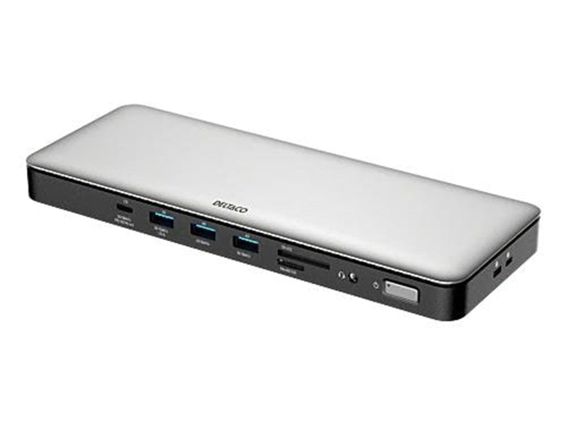 Deltaco USB-C dock triple 2x HDMI/DP USB-C/USB-A/RJ45/S