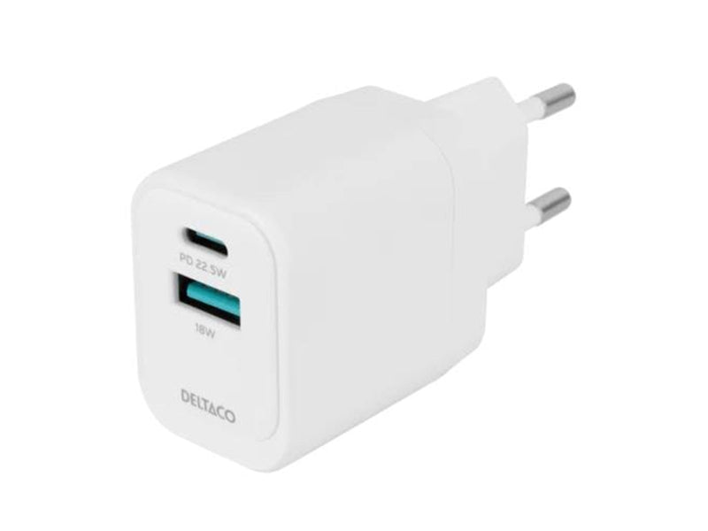 Deltaco USB Wall Charger