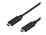 Deltaco USBC-1052 - USB-C cable - 24 pin USB-C to 24 pin USB-C - 25 cm