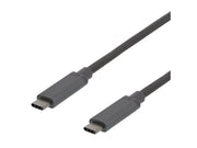Deltaco USBC-1362 - USB-C cable - 24 pin USB-C to 24 pin USB-C - 1 m