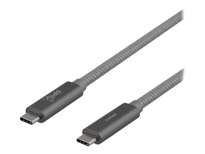 Deltaco USBC-1412M - USB-C cable - USB-C to USB-C - 1 m