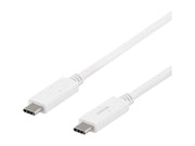 Deltaco USBC-1502M - USB-C cable - 24 pin USB-C to 24 pin USB-C - 1 m